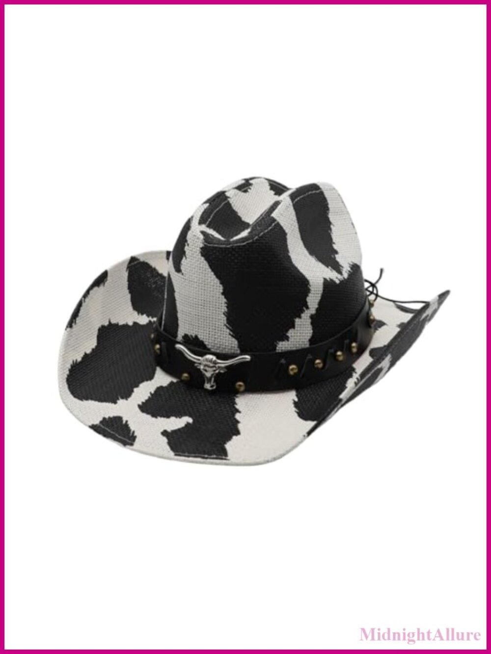 Wide Brim Straw Cowboy Hat Western Summer Sun Hat Breathable Paper